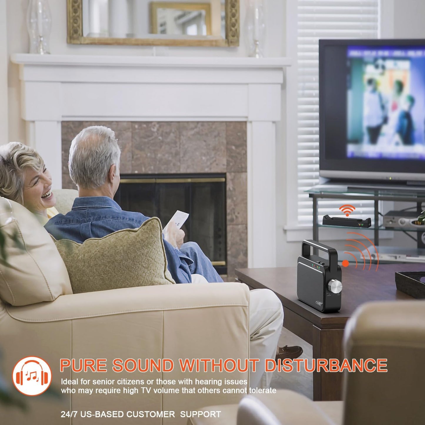 Wireless Senior TV Speaker