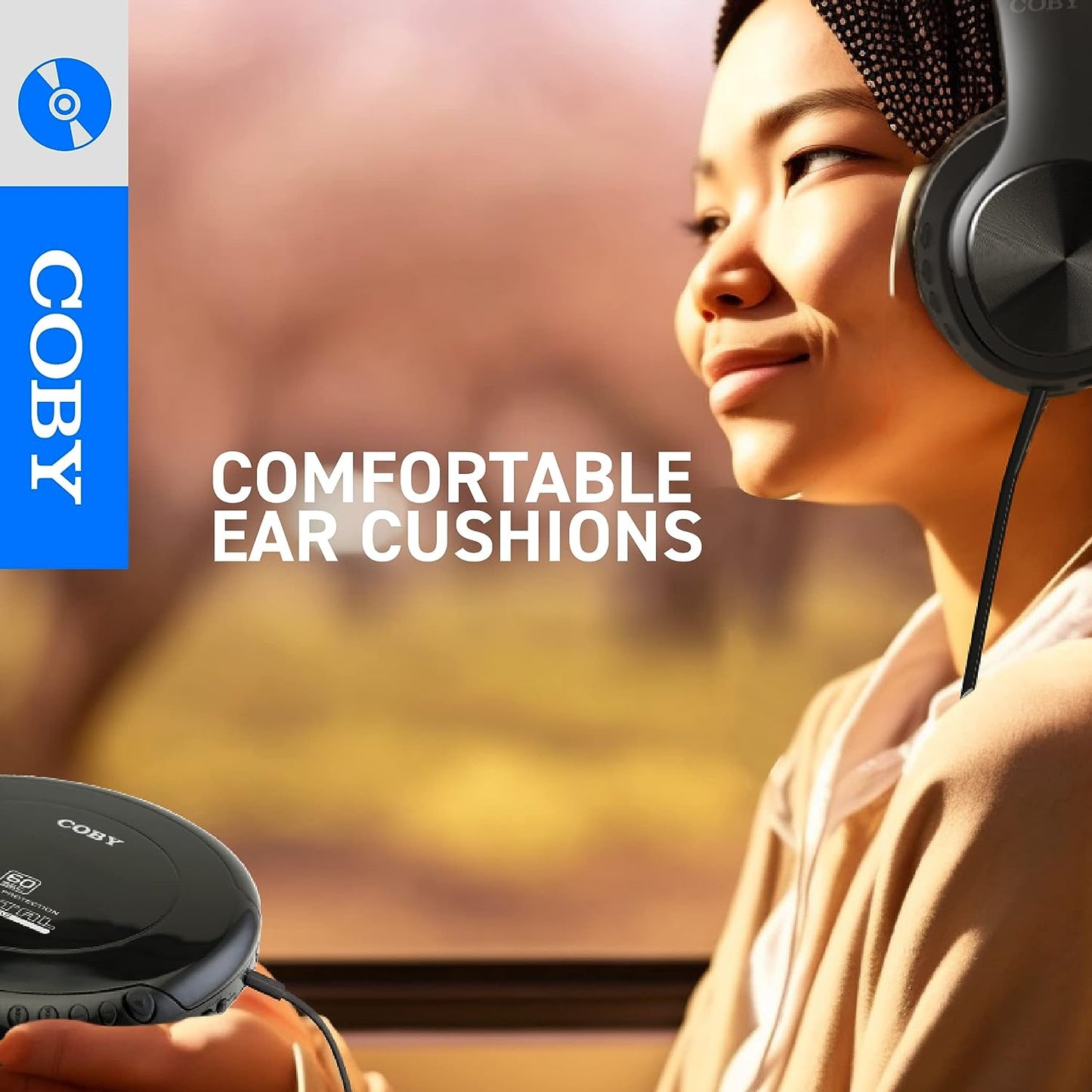 CD Player with Headphones